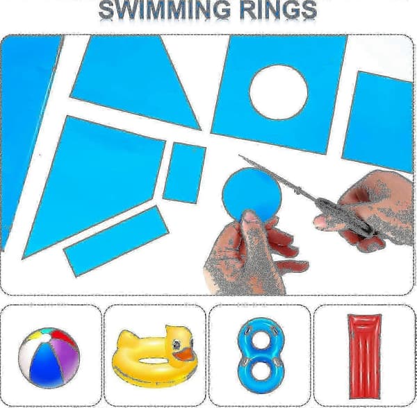 Vinyl Pool Liner Reparationslap til Pools - Sæt med 10