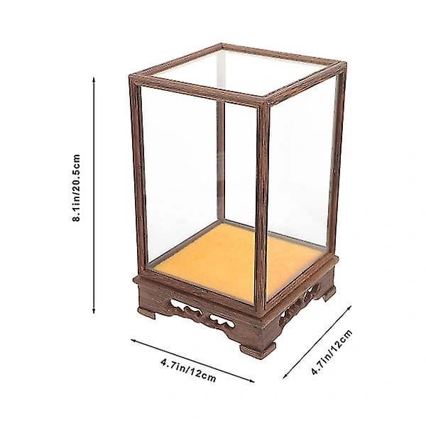 Hjemmeskjerm Utstillingsboks Samleobjekt Utstillingsboks Glass Håndverksholder Figurholder