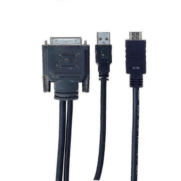DVI M1-da 30+5 Pin til HD-kompatibel Kabel Dobbel Lenke + USB Projektorkabel 1.7m db