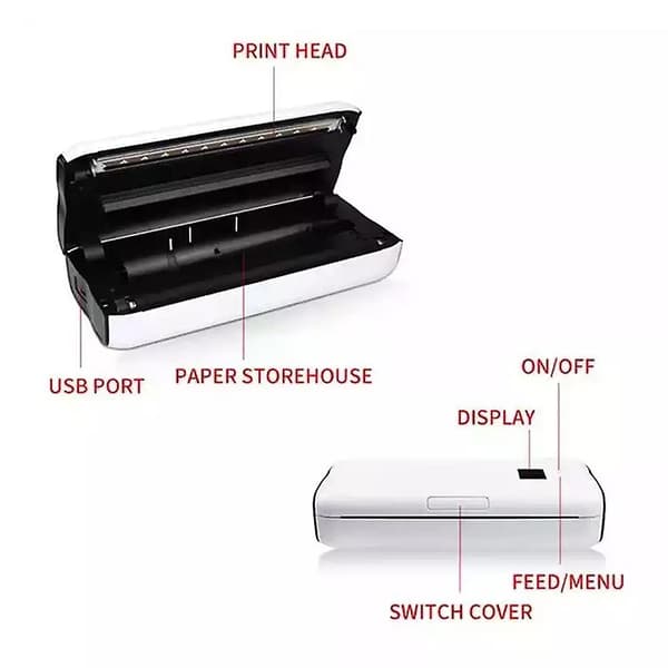 A4 Thermal Printing Paper for Inkless Printers, Misprint Homework, Office Printing Supplies