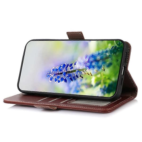 Compatible with Xiaomi 15T Pro Case RFID Genuine Cowhide Wallet Case-FX-