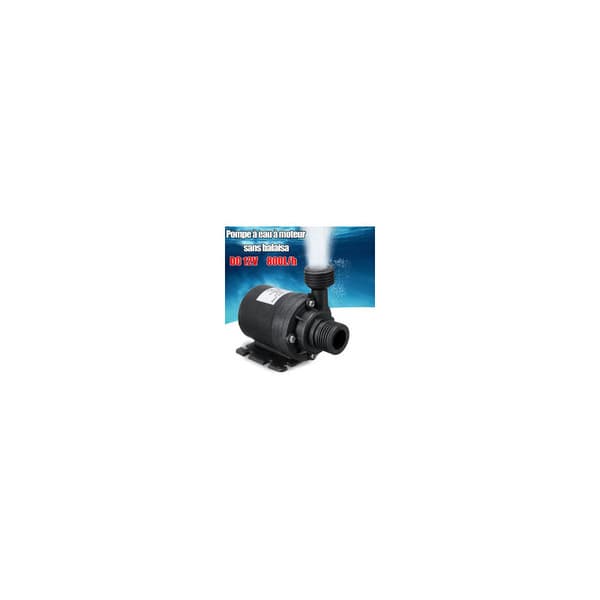 High-Performance Silent Submersible Pump DC12V 5M 800L/H Brushless 4-Point Nozzle Pump with DC 50cm Cable
