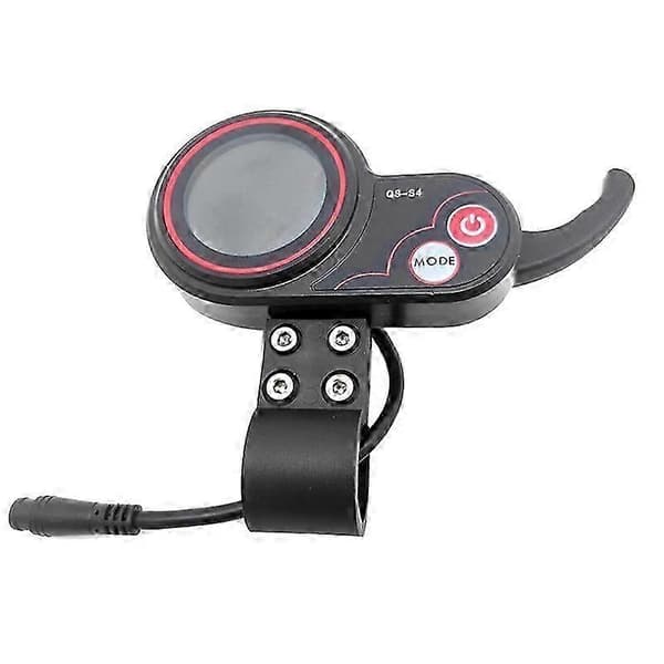 QS-S4 48V-60V Tommelfingergas LCD Display Måler til Zero 8 9 10 8X 10X Elektrisk Scooter 6PIN Display