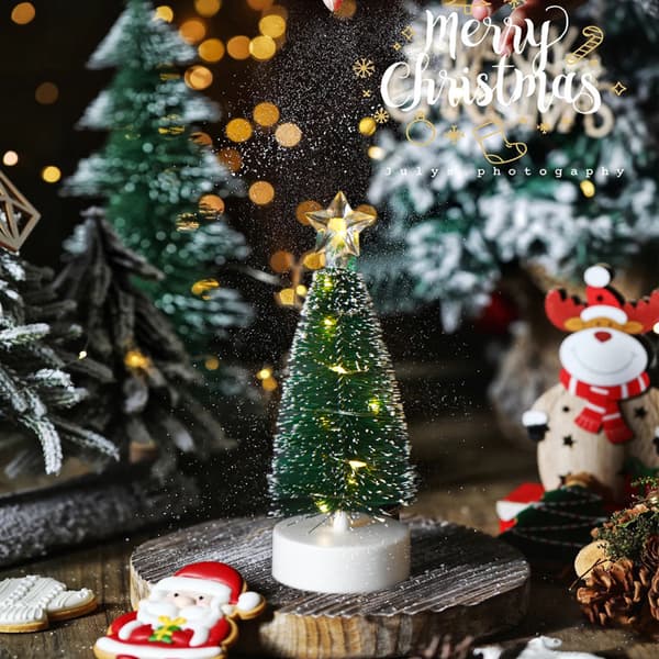 3-pack LED-julklappsträdsträngljus för lägenhet och innergård H