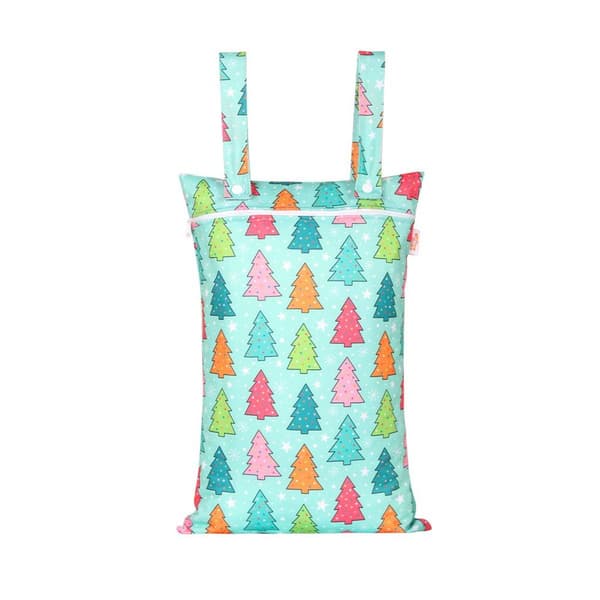 Waterproof and Dustproof Double Handle with Christmas Print Style4 KLB
