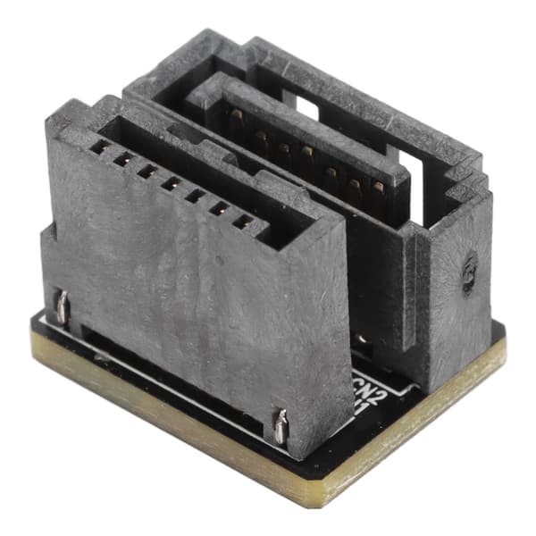 SATA 7Pin Interface Opposite Direction 180 Degree Multi-Layer Circuit Board 6Gb Lossless ABS Motherboard SATA 7Pin Adapter