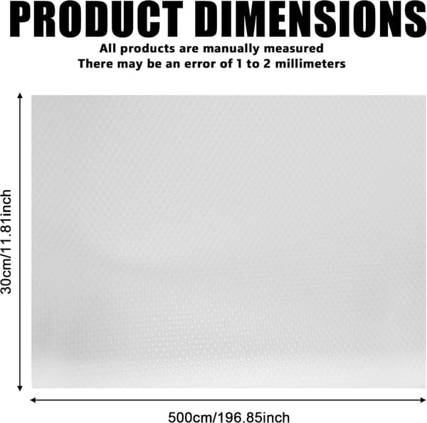 Non-slip mat - 500x30 cm - Drawer mat - Antifouling pads - Kitchen drawer protector