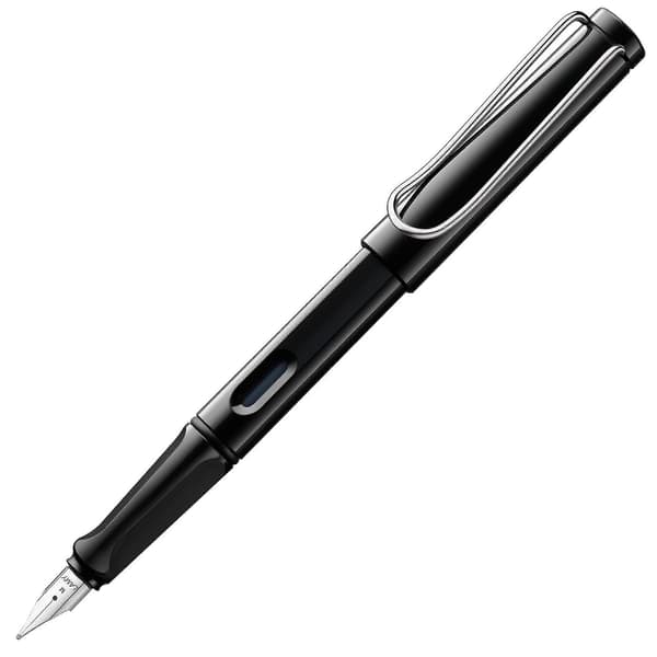 Fyldepen - Moderne fyldepen i sort med ergonomisk greb