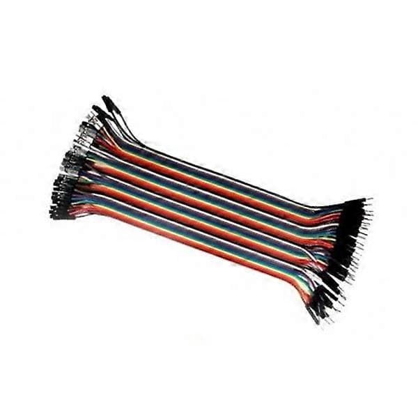 30 cm 40-bens han-til-hun-jumperkabler til breadboard, flade kabler