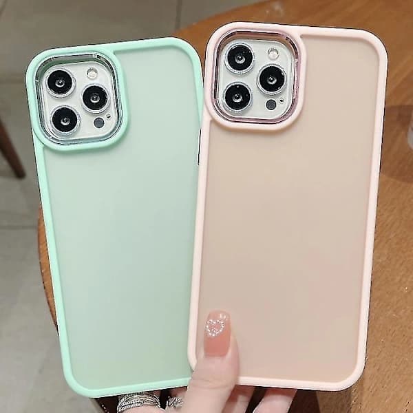 Til iPhone 15 Pro Max Skjold Hudfølelse PC + TPU Telefoncover