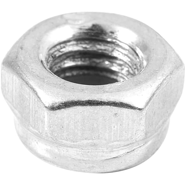 M6x1mm rustfrie metriske nyloninnlegg låsemuttere 30 stk