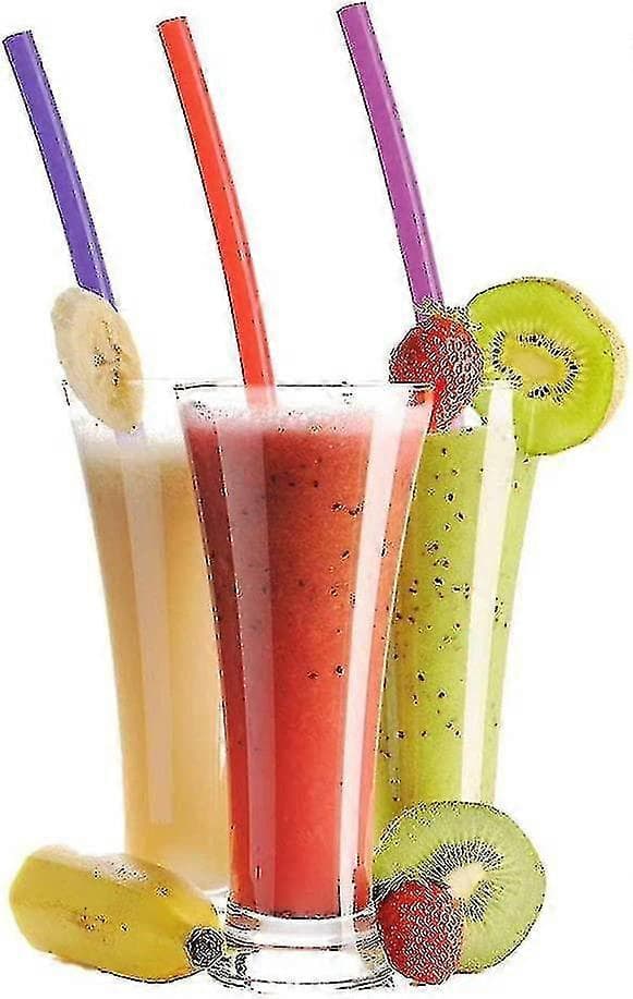 12\" Extra Long Silicone Straws, Suitable for Large Glasses - 40 oz Water Bottle/Half Gallon Water