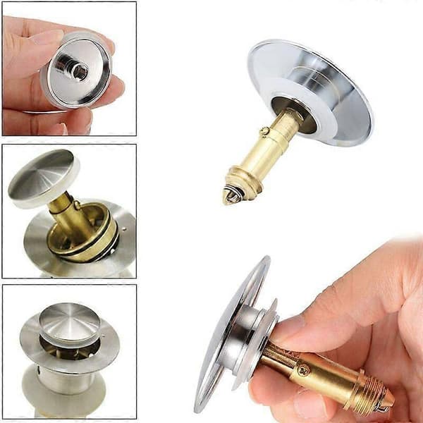 Afløbsprop Pop-Up Vask Universal Messing Fjederbolt Vask [DB]