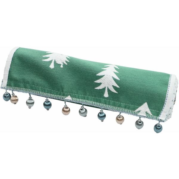Table Runner with Tassels Chenille Tablecloths for Dining Table TV Cabinet Christmas Home Decoration