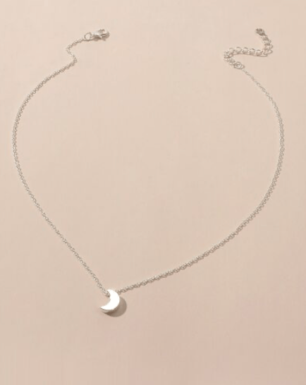 Silvermåne HALSKÆDE! NY! Silvermåne HALSBÅND Silvermåne HALSBAND