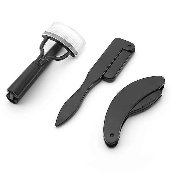 Foldbar øjenbrynsbørste øjenvippeseparator øjenbryns- og øjenvippepleje børste til makeuptilbehør (4 stk.)