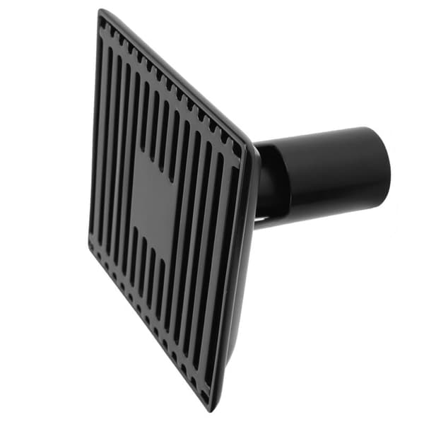 Shower Floor Drain with Removable Grate, SUS304 Stainless Steel Bathroom Accessory, 12 x 12 cm