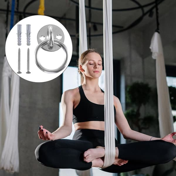 Rustfritt stål yoga festeplate takanker for slyngetrener og ringer