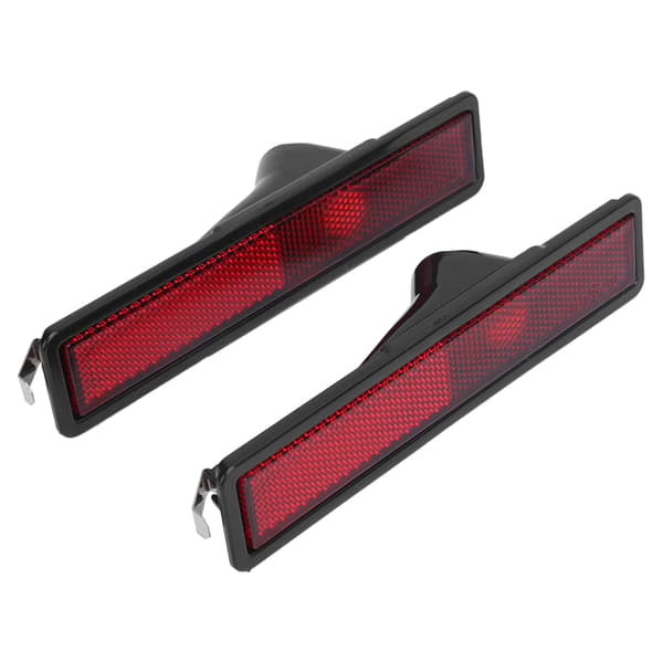 2 stk. front sidemarkeringslys linsedeksel 63141377849 erstatning for E30 E32 E34 318i 325i 525i 735i rød