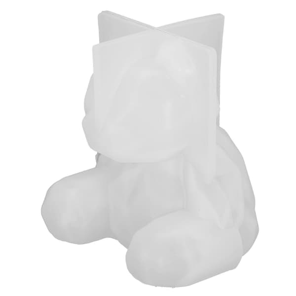 3 stk. Bjørneformede Støbeforme i Resin 3D Epoxy Dyre Silikoneform til Dekoration