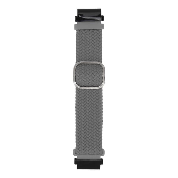 Urrem vævet nylon justerbar urrem til Garmin Fenix ​​7S 6S 5S grå