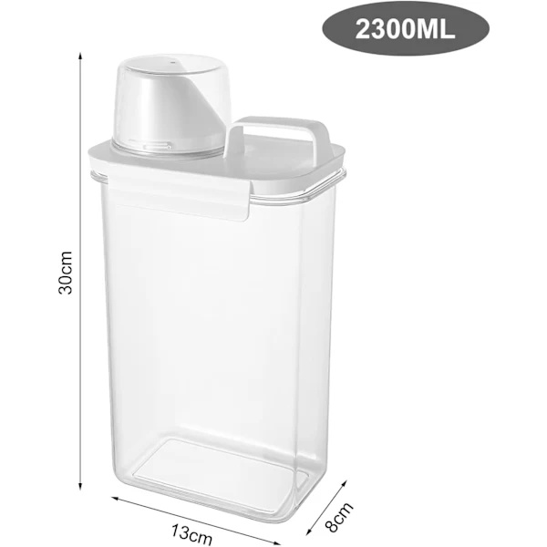 2300ML Laundry Detergent Storage, Detergent Container Detergent Storage Dispensing Ball Liquid Detergent Detergent-XS6-