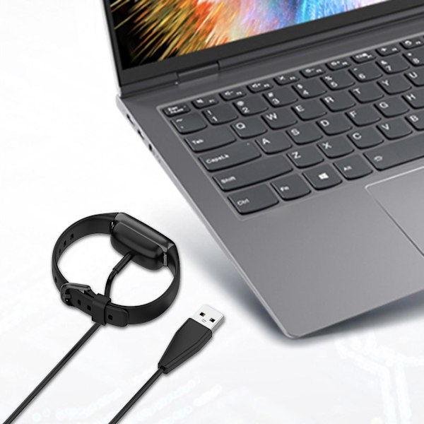 Ladekabel Hurtiglading Stabil Utgang 50/100cm Effektiv Smartklokke Dokkingstasjonlader For Fitbit Charge5 Luxe {DB} 100cm