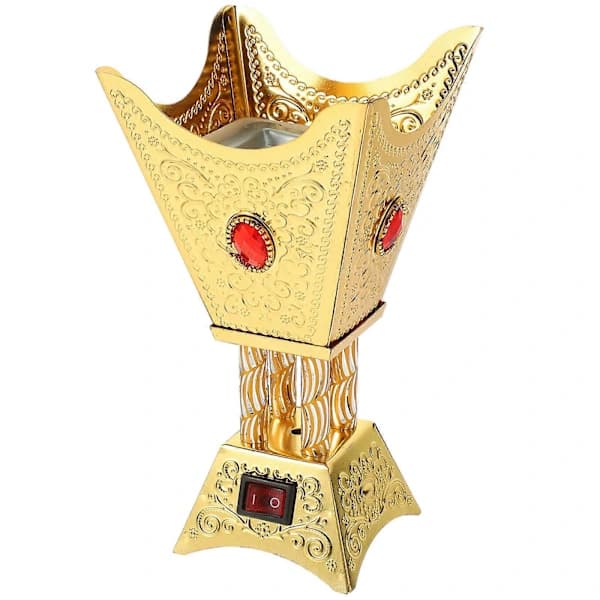 Electric Incense Burner, Multi-file Adjustment for Experience, Sturdy Construction Golden 18.00X10.00X10.00CM