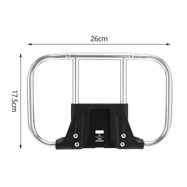 Universal Alloy Cykelrammsaxlar Ryggsäck Bascket Väska Ramar För Fram Bärar Cykel Tillbehör