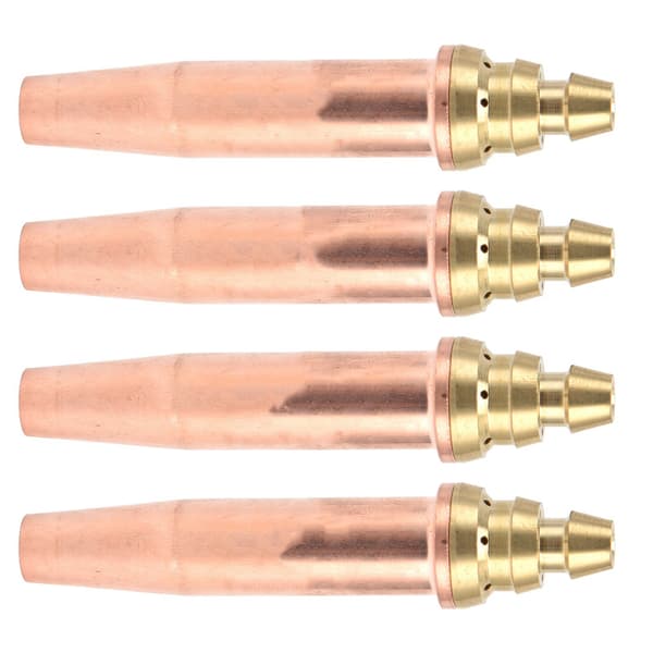 4 Pcs Propane Cutting Torch Tips High Temperature Resistance Fast Cutting Isobaric Cutting Nozzle1#