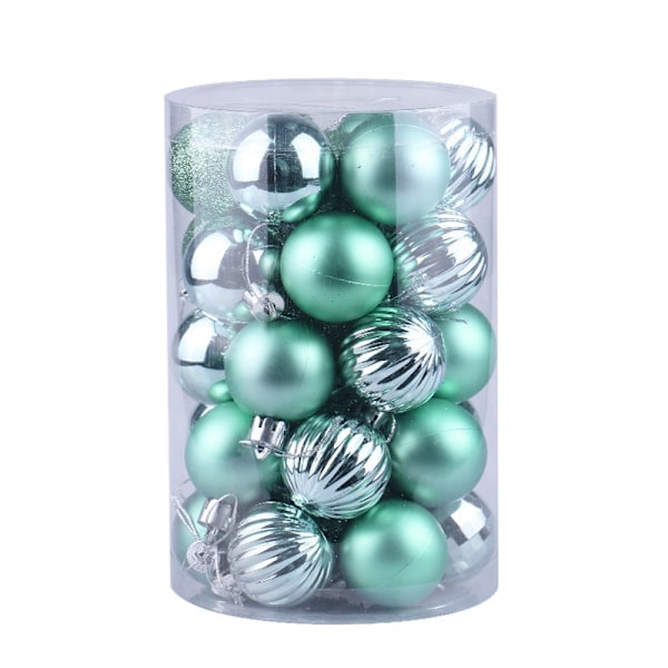 34 stk Julekuler Sett til juletre lys grønn light green