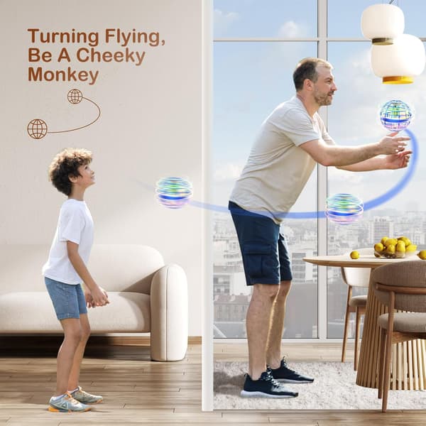 Flygende UFO Spinner Leketøy for Barn - Mini Boomerang Drone for Gutter og Jenter-FX-