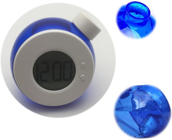 #Silent Alarm Clock Water Energy Alarm Clock Tick-Free Bedside#