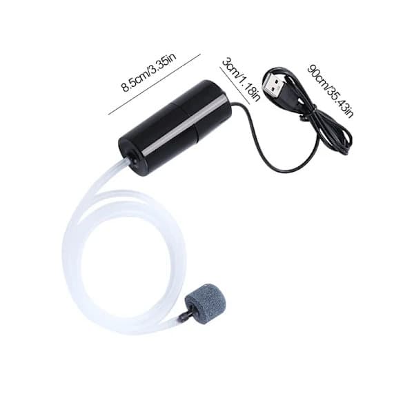 Mini-USB-ladattava happipumppu kaloille, akvaariotarvikkeet