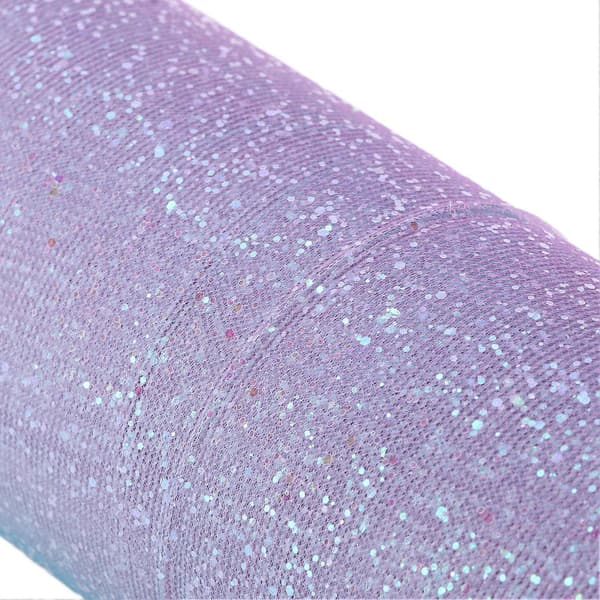 Rainbow Glitter Tulle Long Flexible Exquisite Comfortable Practical Wide Use Sparkling Tulle for Wedding Party Dark Red Blue Purple