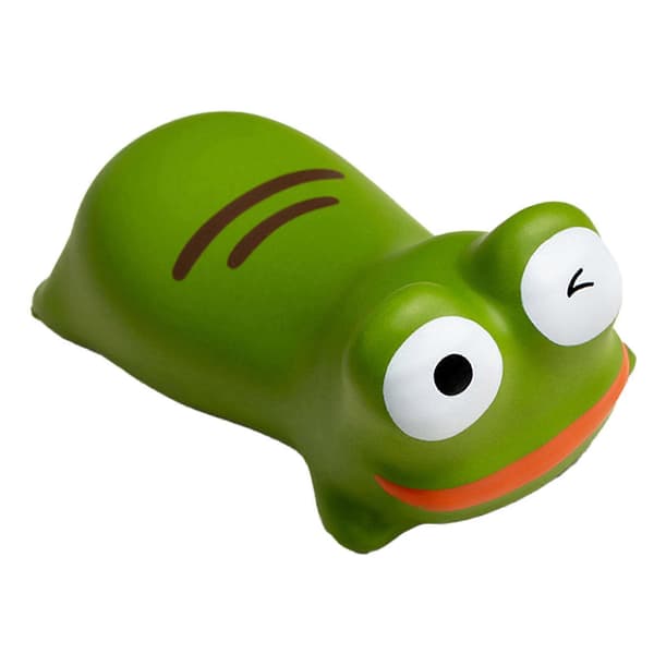 Ergonomic Mouse Wrist Rest, Grey Cat, Cartoon [DB] Frog Frog