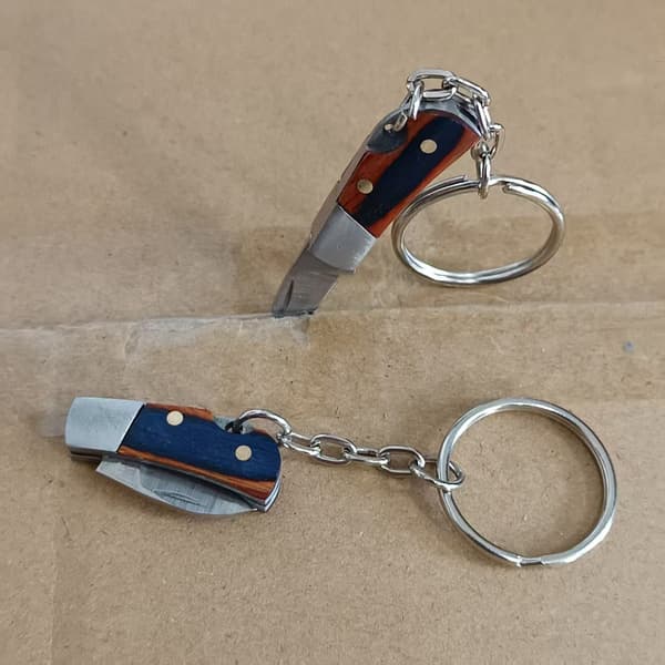 Mini Camouflage Pocket Knife - Stainless Steel Folding Keychain Knife