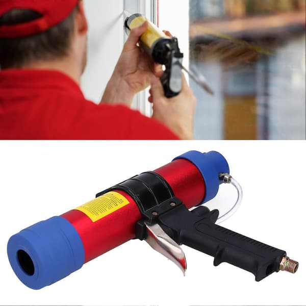 Pneumatisk glaslimpistol, lige justerbar aluminium Q3-310ML