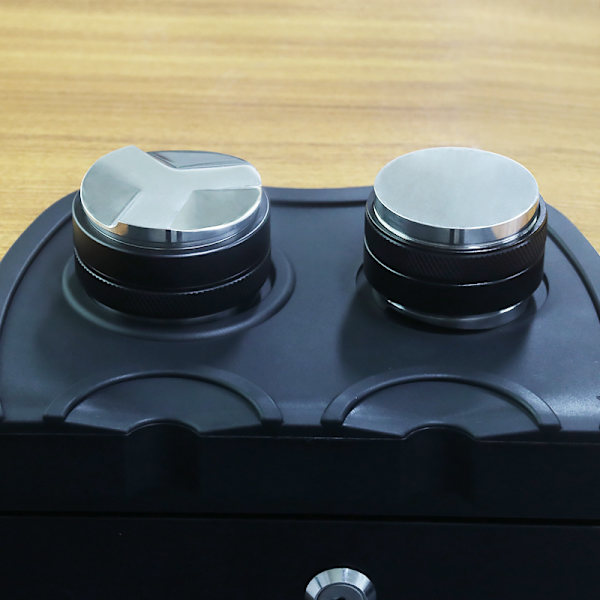 Coffee tamper, 1 black piece diameter 51 mm, height: 3.5 cm, pc