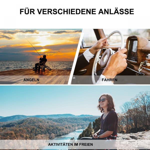 Polariserede solbriller, sportsspejle