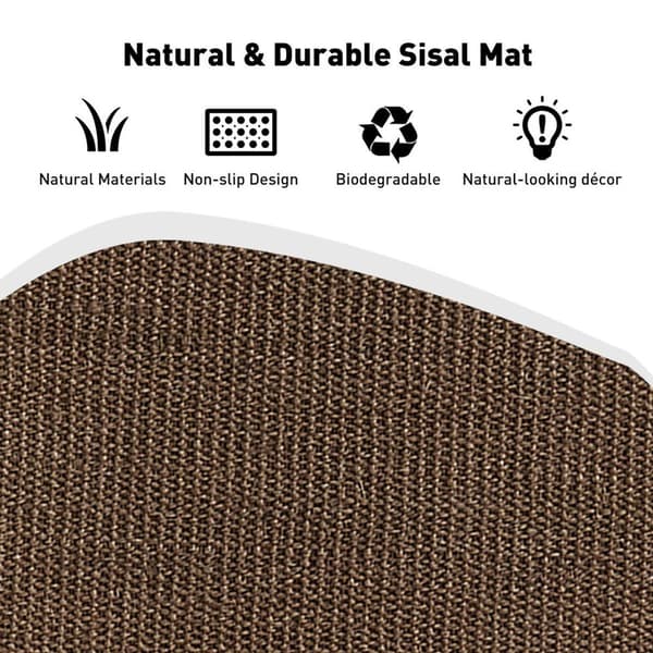 Cat Scratch Mat, Natural Cat Scratch Boards Sisal Style 5 KLB
