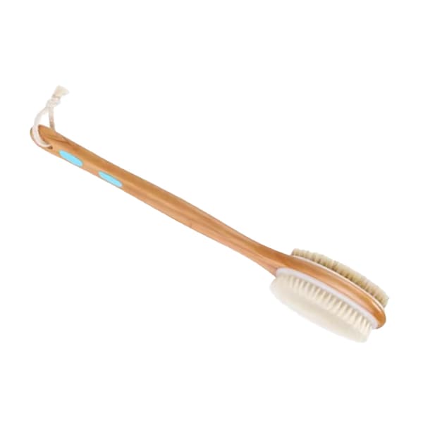 Double-sided shower brush deep cleansing massage promotes blood circulation back scrub bath brush