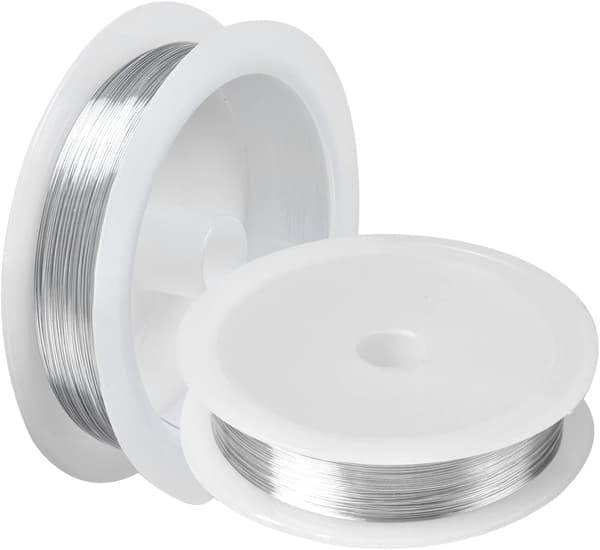 0,3 mm x 60 m Rullesmykketråd, Elastisk messingtråd Metallic C, ZQKLA