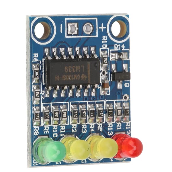 12V Batteri 4 Cifre Batteriindikator Modul Strømkapacitet LED Lys Indikator Modul