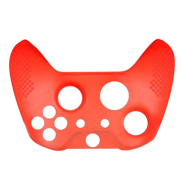 Silikondeksel til Gamepad, sklisikkert spillkontrollerdeksel med knappedeksler for XBOX ONE Slim Rød