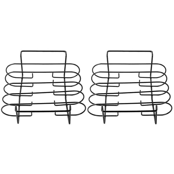 Grill, holds 4 ribs, used for grilling and barbecuing (2 ribs)