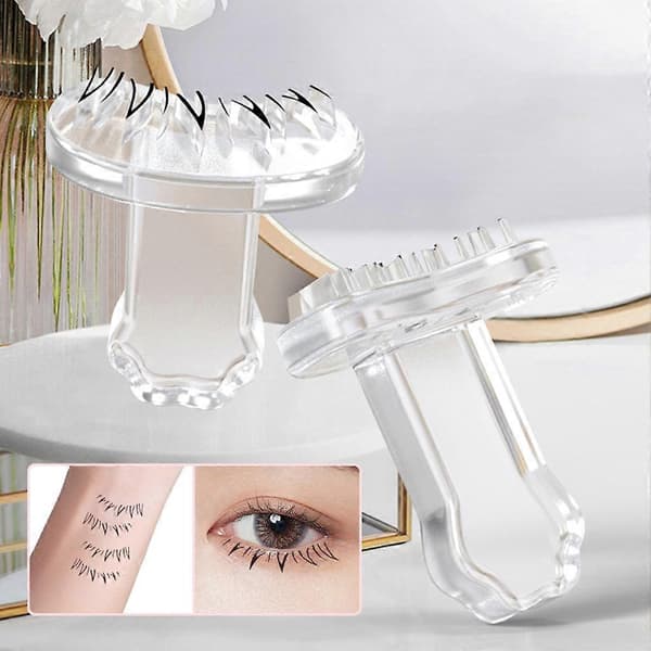 Silicone Eyelash Stamp, Achieve Perfect Eye Makeup Effortlessly, Lower Eyelash Stamp Tool, Eye Makeup Tool