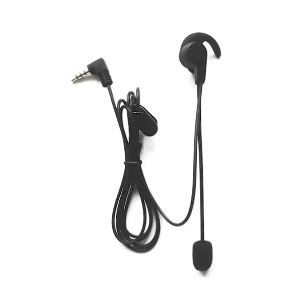 2-pack Intercom In-Ear headset med enkel öronkrok Passar GOREF/GC4/V4C/V6C och andra modeller (med armband)