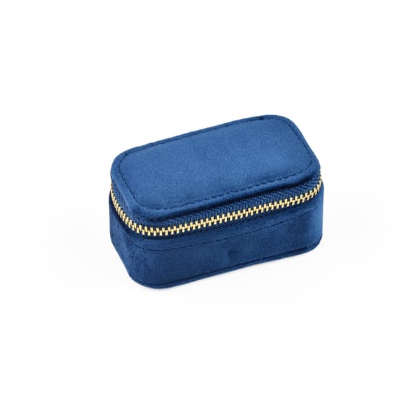 Mini Velvet Travel Storage Box for Jewelry - Pocket-Friendly