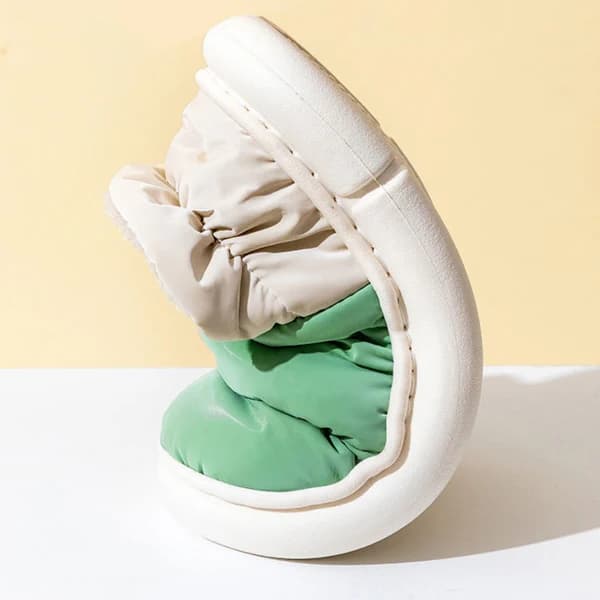 Vintersko for menn, duntøfler, luftige vintertøfler, Memory Foam, innendørs og utendørs, soverom (7,5-8)